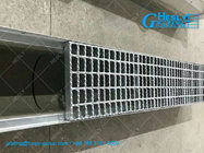 Bar Grating Trench Cover | Close Mesh | 300X1000mm | Hot Dipped Galvanized | Fish Tail Frame - HeslyGrating