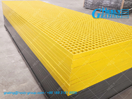 Smooth Surface Molded FRP Grating | 50mm thickness | Green | HeslyGrating-China