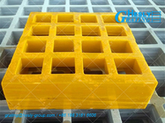 Mini Mesh Molded FRP Grating | 50mm thickness | 25X25mm Hole | HeslyGrating-China