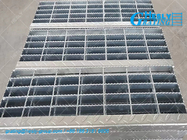 Welded Steel Bar Grating Stair Treads with Checker Plate Nosing | 250X700mm - HeslyGrating