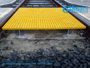 Molded Fiberglass Grating | Yellow | Smooth surface | 25mm thickness - HeslyGrating, China factory sales