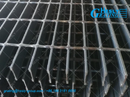 I section bearing bar Steel Grating Sheet | 50X5mm | 30X100mm mesh opening | 35micron Zn coating - Hesly Grating China