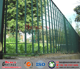 Painted Press-locked Steel Grating Fence