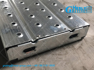 Scaffolding Perforated Steel Planks with Hook, 1.8mm thick, 250mm width, 2000m Long, HeslyGrating Factory