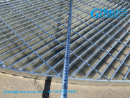 Welded Steel Bar Grating | 30X5mm bearing bar | Composited Round | 60μm Zinc coating - Hesly Grating China Supplier