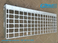 HT4 Steel Grating Stair Tread with Checkered Nosing Plate | 30X5mm bearing bar | HESLY China
