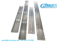 scaffold planks steel, pre-galvanised 1.8mm thick, 250mm width, 2500m Long, HeslyGrating Factory