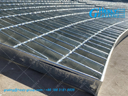 Platform Welded Steel Grating | 50X5mm load bar | 8mm square twisted cross bar | 80μm zinc layer | Hesly Grating