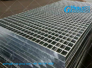 Metal Bar Grating | Round Shape | 25X5mm bearing bar | 55μm galvanised coating | Opening End | Hesly Grating, CHINA