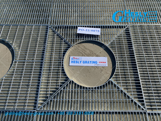 Hot Dipped Galvanised Welded Steel Bar Grating Sheet | 500g/m2 Zinc Layer | HeslyGrating Factory sales | China Supplier