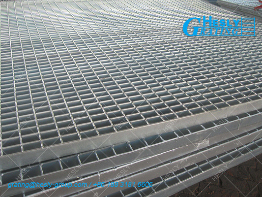 Hot Dipped Galvanised Welded Steel Bar Grating Sheet | 500g/m2 Zinc Layer | HeslyGrating Factory sales | China Supplier