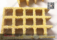 38mm depth FRP Molded Grating for vessel catwalk  (ABS certificated) | China GFRP Grating Factory