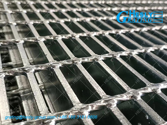Forge Metal Bar Grating for tank platform | 60micron Zinc Layer | 50X5mm load bar, HESLY Factory sales China Supplier