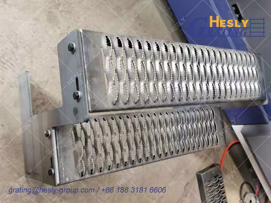 Diamond Grip strut Grating Walkway, 40mm Thickness, 300mm width, Mild Steel Grating, 1500mm length, Hesly China Factory