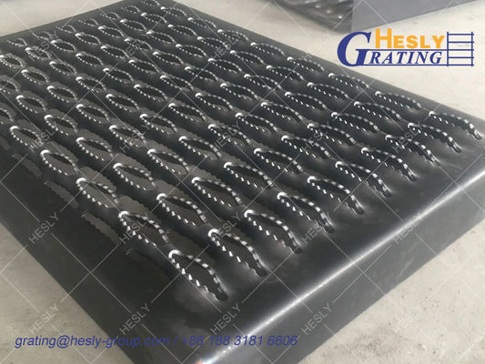 Diamond Grip strut Grating Walkway, 40mm Thickness, 300mm width, Mild Steel Grating, 1500mm length, Hesly China Factory