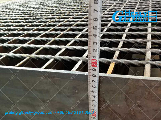 Hot Dipped Galvanized Steel Bar Grating | 80micron Zn Coating| 100X10mm load bar, HESLY Factory sales China Supplier