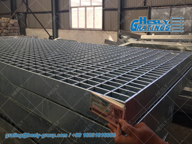 100X10mm Load Bar Grating | Heavy Duty Steel Grating | 80micron meter galvanised coating |   HeslyGrating CHINA Supplier