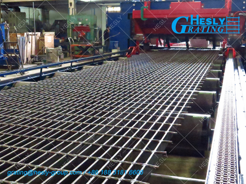 Hot Dipped Galvanized Steel Grating Floor, 50X5mm load bar, China Factory sales, Hesly Brand