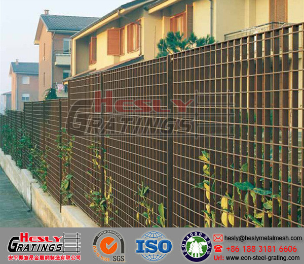 Galvanised Steel Grating Fence