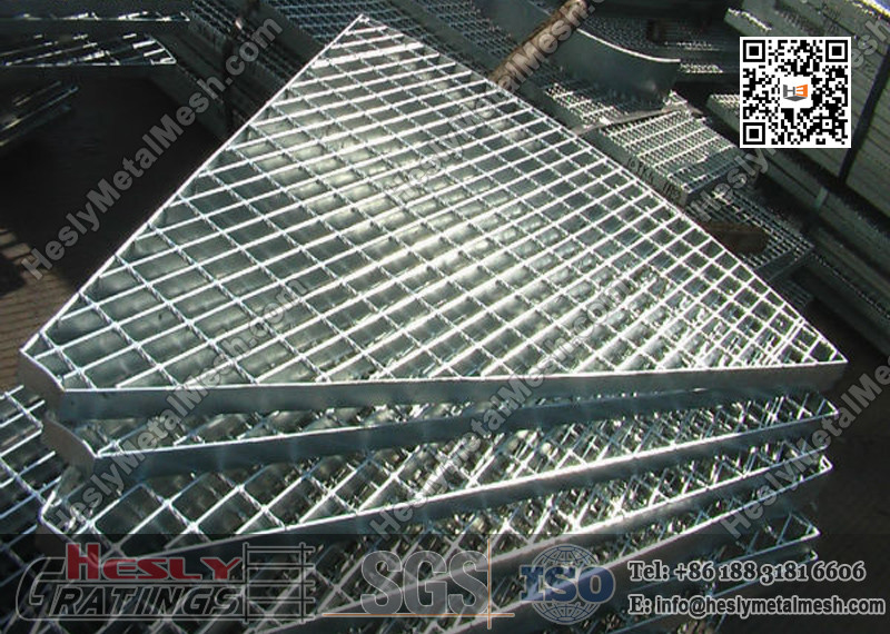 Special Shape Galvanised Metal Bar Grating | 40X5mm Bearing Bar | 40X100mm mesh hole