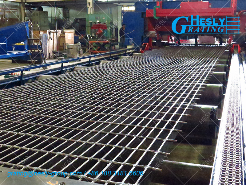 Welded Steel Bar Grating for industrial Platform | heavy duty load | China Factory sales | Hesly Grating