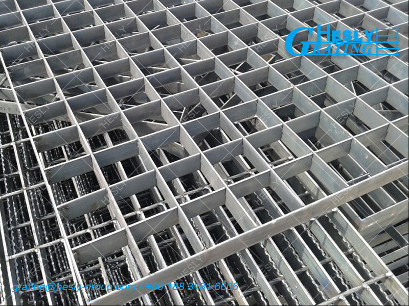 Serrated Bar Grating | Pressure Locked | 55micron zinc layer | 35X5mm load bar | Hesly Brand | China Factory sales