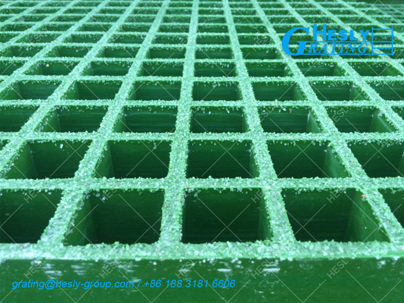 Glass Reinforced Epoxy Resin Molded FRP Grating | 38mm depth | 38X38mm hole |  - HeslyGrating, China Factory exporter