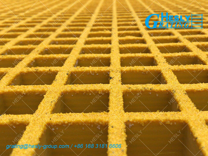 Glass Reinforced Epoxy Resin Molded FRP Grating | 38mm depth | 38X38mm hole |  - HeslyGrating, China Factory exporter
