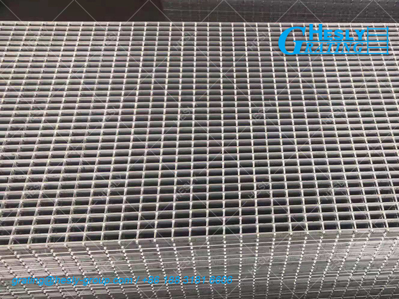 6061 Aluminium Alloy Pressure Locked Bar Grating, 30X5mm SerrateLoad bar, 30X30mm Hole, HeslyGrating-China Factory sales
