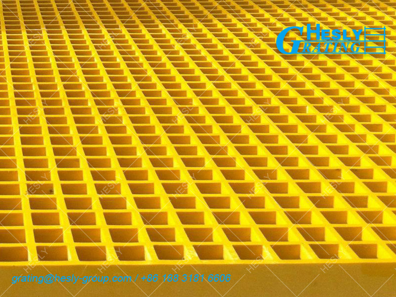 L2 Standard 38X38mm FRP Molded Grating | USCG certificated | China FRP Grating Factory
