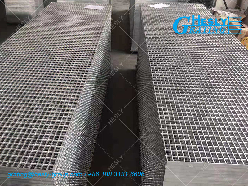 6061 Aluminum Alloy Bar Grating, 50X5mm bearing bar, 1X2m, HeslyGrating-China Factory sales