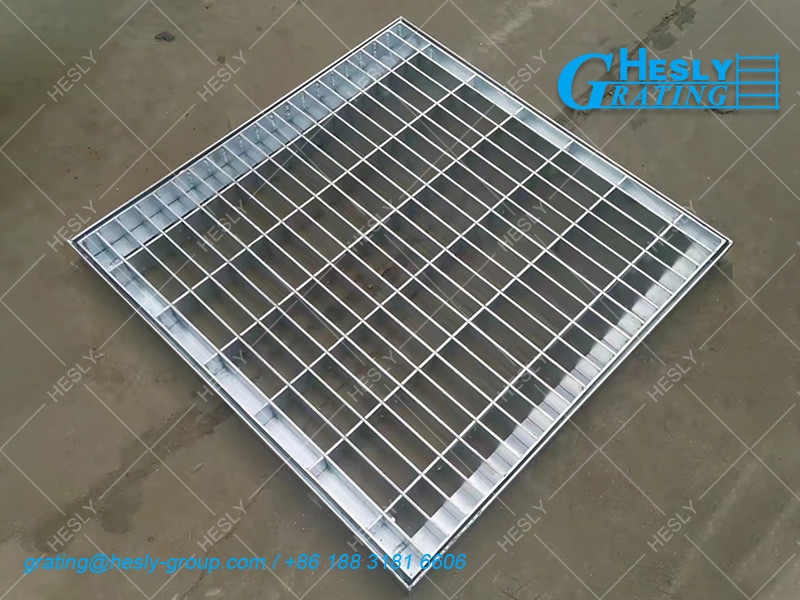 Heavy Duty Grating Trench Cover | Drainage Grating Cover | HDG coating | 50X5mm load bar | 8mm cross bar | HeslyGrating