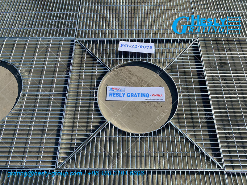 Hot Dipped Galvanised Welded Steel Bar Grating Sheet | 500g/m2 Zinc Layer | HeslyGrating Factory sales | China Supplier