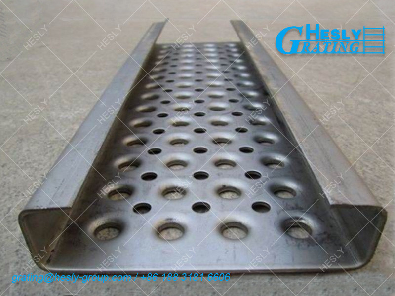 O-grip Safety Grating Plank, width 250mm, 2.0mm thickness steel, 2000mm length, Galvanised, China HESLY Grating factory