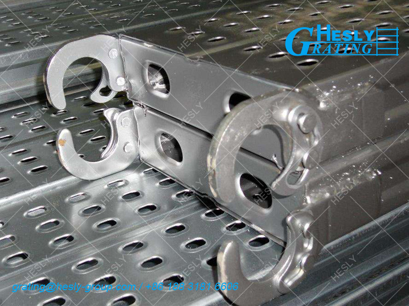 STEEL SCAFFOLD Plank Catwalk | 500X3000mm | 1.2mm thickness | 40mm depth | Galvanized | HeslyGrating Factory, China