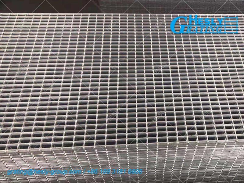 6061 Aluminium Alloy Pressure Locked Bar Grating, 30X5mm SerrateLoad bar, 30X30mm Hole, HeslyGrating-China Factory sales