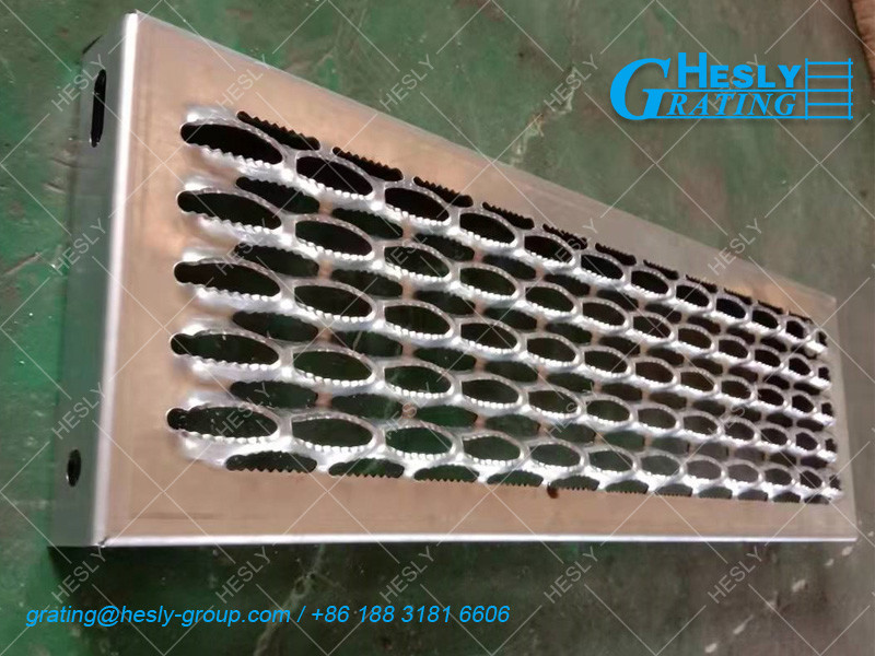 2.5mm Grip Strut Safety Grating Plank, 30mm height, 350mm width, 3000mm width, Hot Dipped Galvanised Coating, Chinese Grating supplier