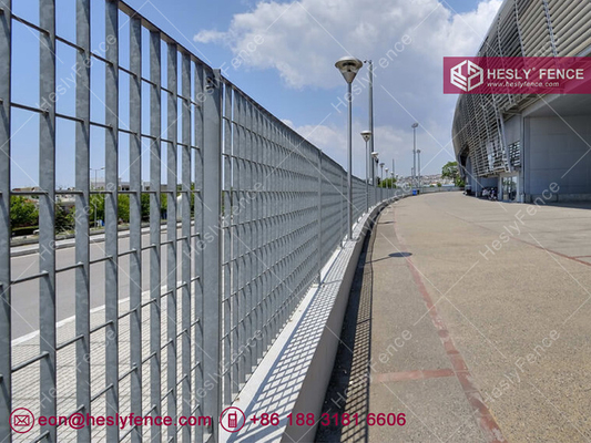 Steel Grating Fencing | 25X3mm flat bar | 60X150mm hole | High 1.5m | Width 2.5m | HeslyGrating China factory